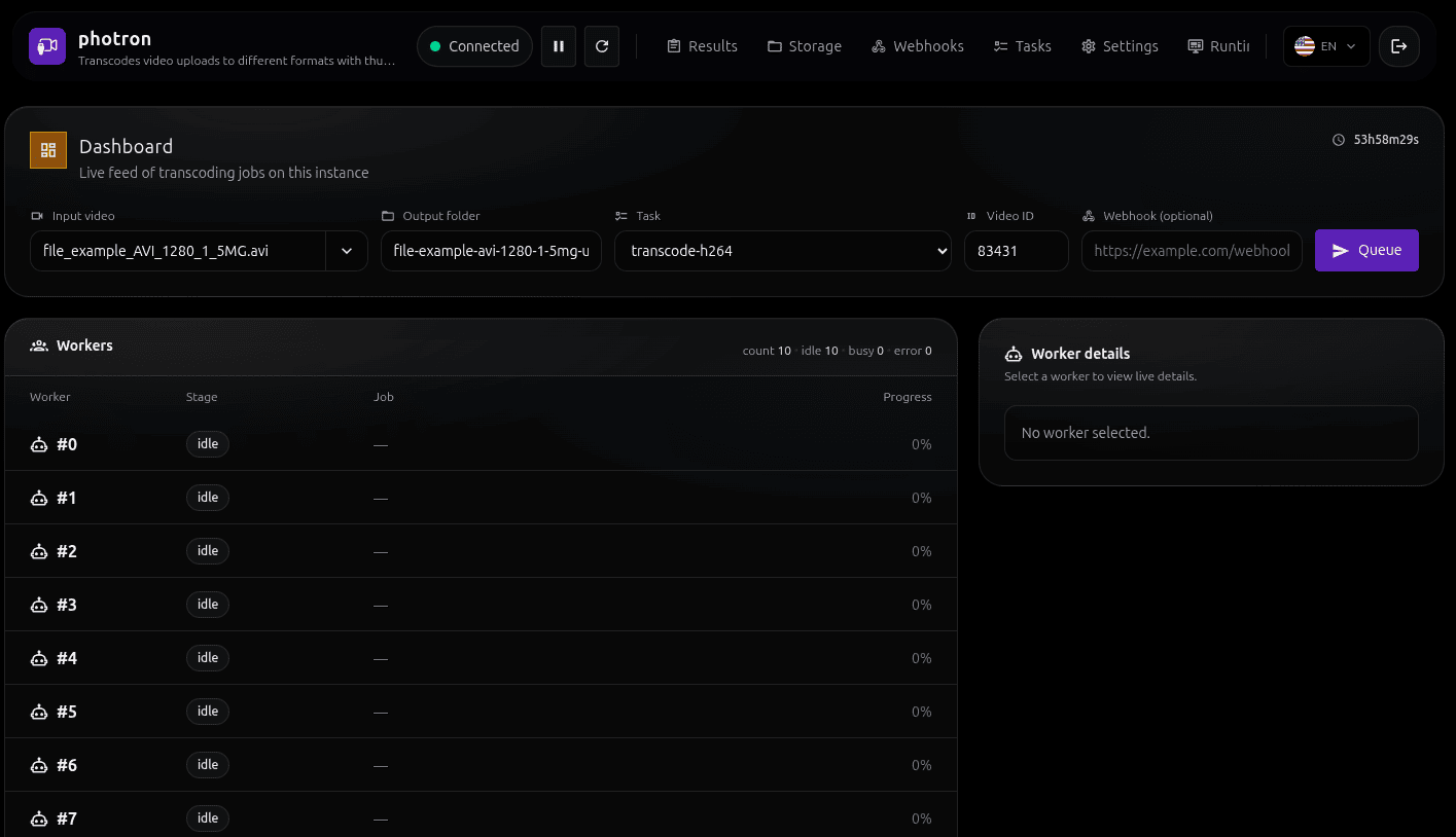 Photron screenshot