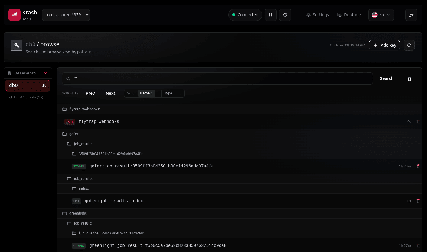 Stash screenshot